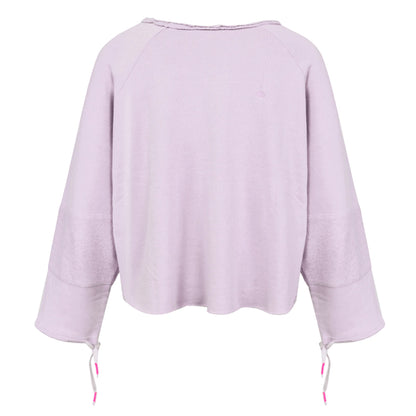 Love Joy Victory Sweatshirt Sorila Lilac Bio-Baumwolle Rückseite