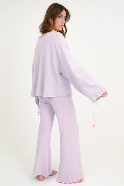 Love Joy Victory Sweatshirt Sorila Lilac Bio-Baumwolle Model 7