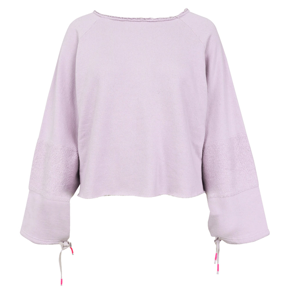 Love Joy Victory Sweatshirt Sorila Lilac Bio-Baumwolle
