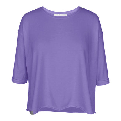 Love Joy Victory T-Shirt Mola Organic Cotton Modal Lila Irisblue