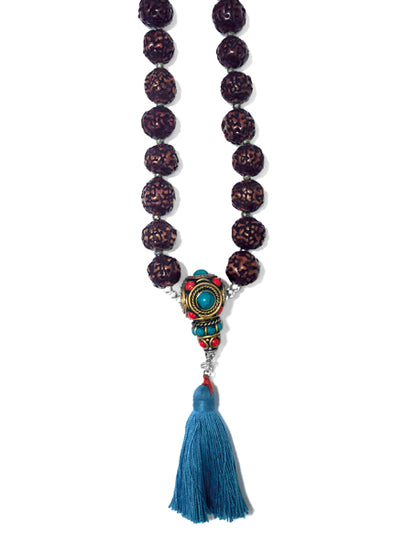 Mala-Kette Rudraksha Tassel 120 cm Lang