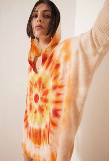 Notshy Batik-Hoodie Kaschmir Canyon Tie & Dye Sunny