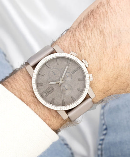 OOZOO Chronograph Weiß Lederarmband 48 mm C11311 Model