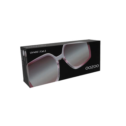 OOZOO Große Sonnenbrille SG006-PT Pink Verlaufsgläser UV400 Originalverpackung