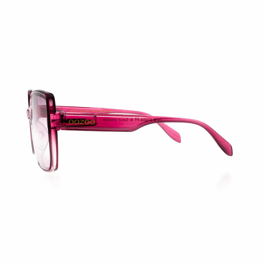 OOZOO Große Sonnenbrille SG006-PT Pink Verlaufsgläser UV400 Federscharniere Seitlich 2