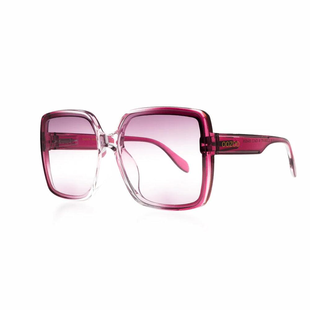OOZOO Große Sonnenbrille SG006-PT Pink Verlaufsgläser UV400 Federscharniere Seitlich