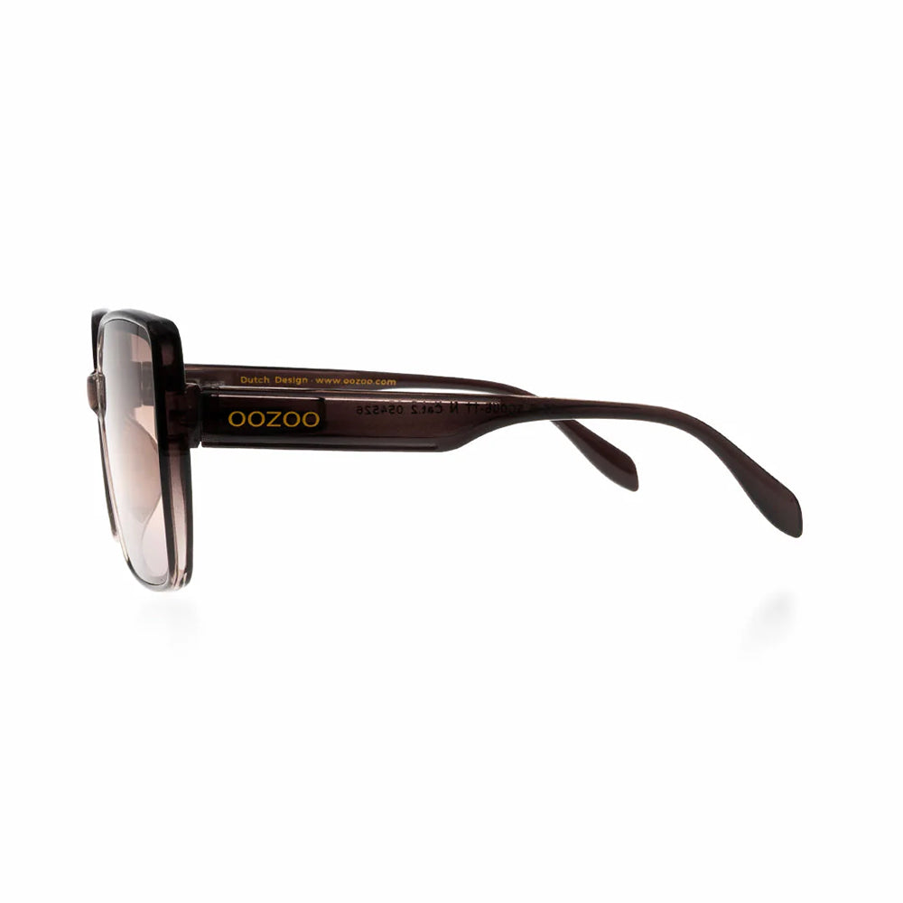 OOZOO Große Sonnenbrille SG006-TT Taupe Verlaufsgläser UV400 Federscharniere Seitlich 2
