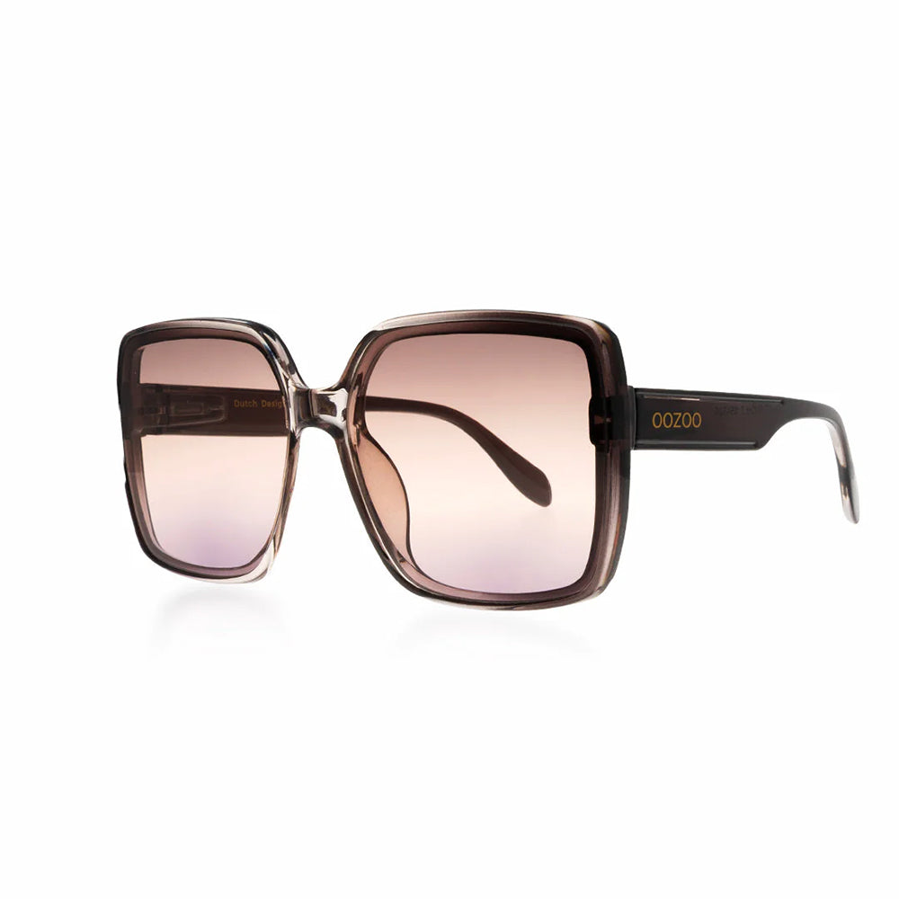 OOZOO Große Sonnenbrille SG006-TT Taupe Verlaufsgläser UV400 Federscharniere Seitlich