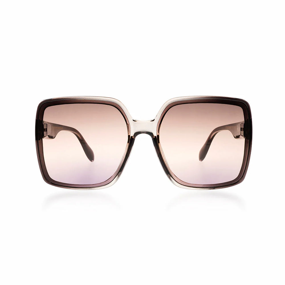OOZOO Große Sonnenbrille SG006-TT Taupe Verlaufsgläser UV400 Federscharniere