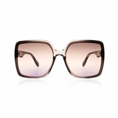 OOZOO Große Sonnenbrille SG006-TT Taupe Verlaufsgläser UV400 Federscharniere