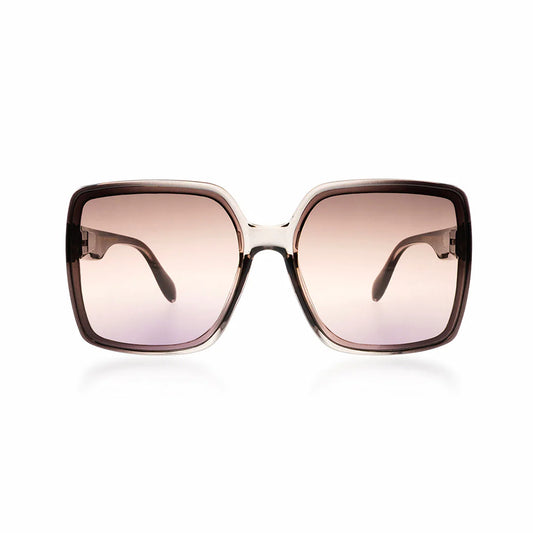 OOZOO Große Sonnenbrille SG006-TT Taupe Verlaufsgläser UV400 Federscharniere