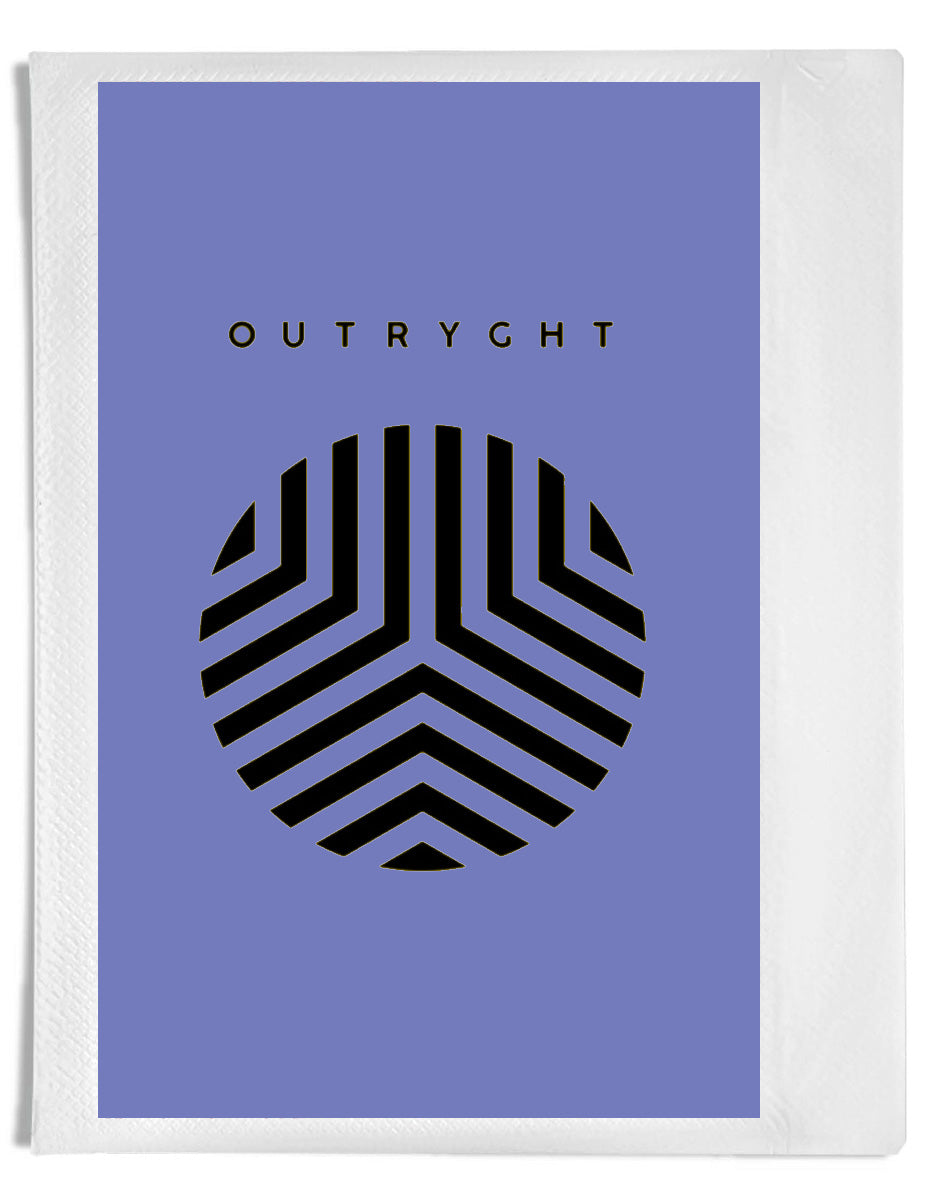 Outryght Sweatshirt Theo Terry Lila Frottee Casual-Fit Logoprint Unisex Detail