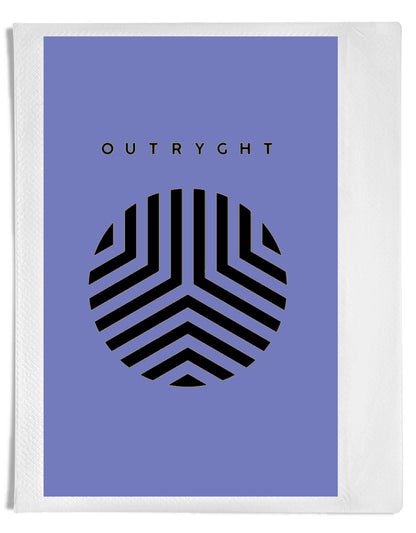 Outryght Sweatshirt Theo Terry Lila Frottee Casual-Fit Logoprint Unisex Detail