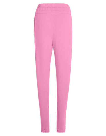 PENN&INK N.Y Joggingpants Cerise Rosa Bindeband Baumwolle Rückseite