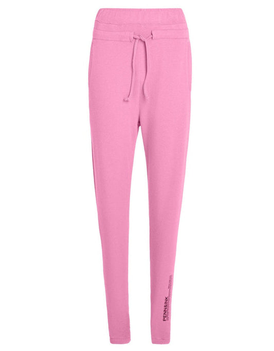 PENN&INK N.Y Joggingpants Cerise Rosa Bindeband Baumwolle Boyfriend-Look