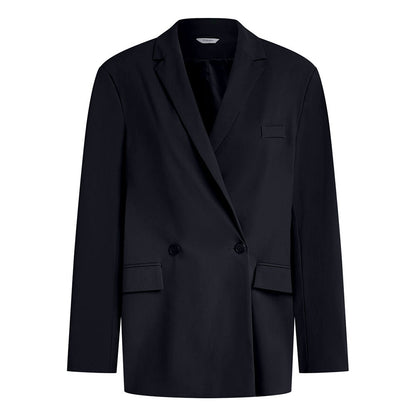 PENN&INK N.Y Blazer Oversize Fit Rückenprint Navy Travel-Quality