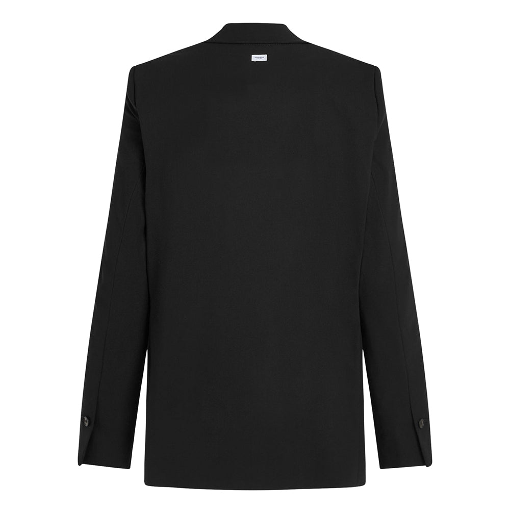 PENN&INK N.Y Blazer Relaxed Fit Schwarz Travel-Quality Rückseite