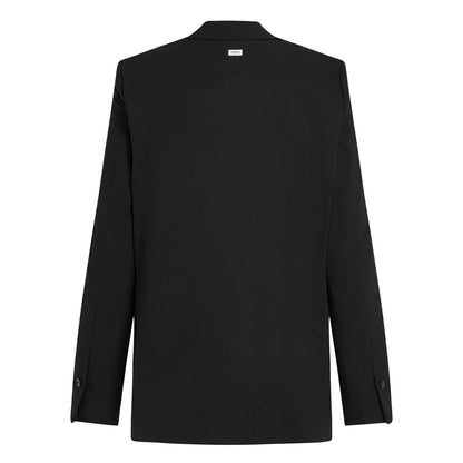 PENN&INK N.Y Blazer Relaxed Fit Schwarz Travel-Quality Rückseite