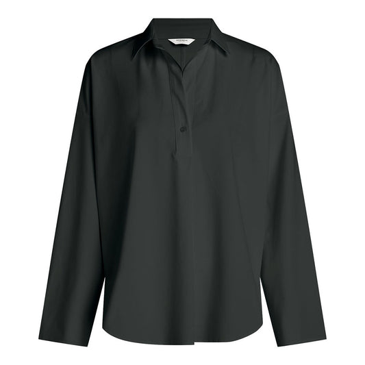PENN&INK N.Y Bluse Langarm Anthrazit Casual Fit Travel-Quality