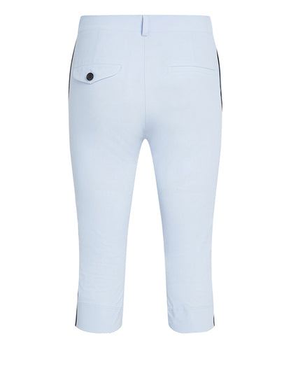 PENN&INK N.Y Caprihose 3/4 Länge Seitenstreifen Hellblau Light Blue Rückseite