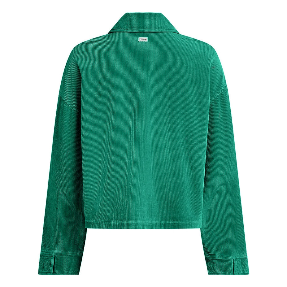 PENN&INK N.Y Cordjacke Feincord Halogen Grün Modal-Baumwoll-Mix Rückseite Rückseite