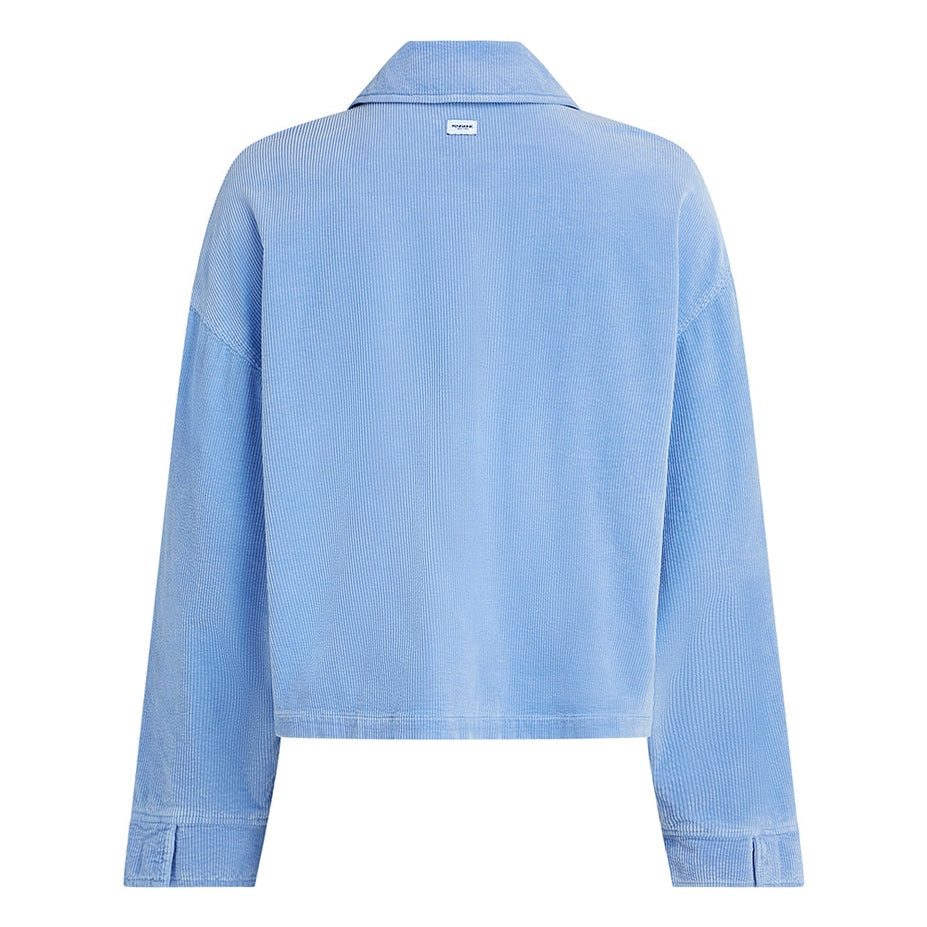 PENN&INK N.Y Cordjacke Feincord Halogen Hellblau Modal-Baumwoll-Mix Rückseite