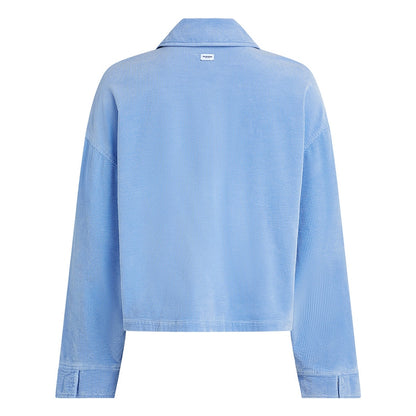 PENN&INK N.Y Cordjacke Feincord Halogen Hellblau Modal-Baumwoll-Mix Rückseite