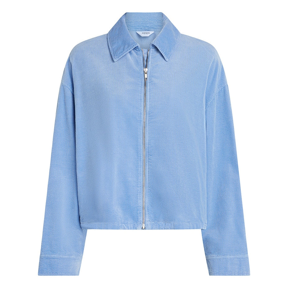 PENN&INK N.Y Cordjacke Feincord Halogen Hellblau Nachhaltiger Modal-Baumwoll-Mix