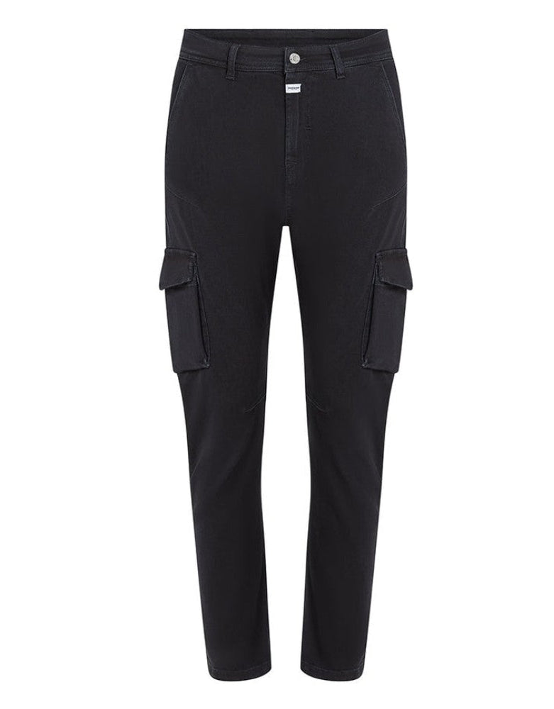 PENN&INK N.Y Hose Cargo Schwarz Baumwoll-Denim
