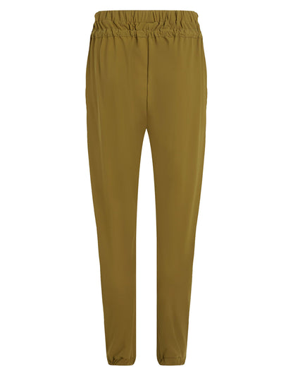 PENN&INK N.Y Hose Casual-Fit Bindeband Travel-Quality Avocado Rückseite