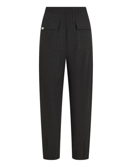 PENN&INK N.Y Hose Jogpants-Style Anthrazit Meliert Viskose-Mix Bindeband Rückseite