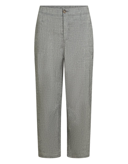 PENN&INK N.Y Hose Leinen-Mix Wood Grau