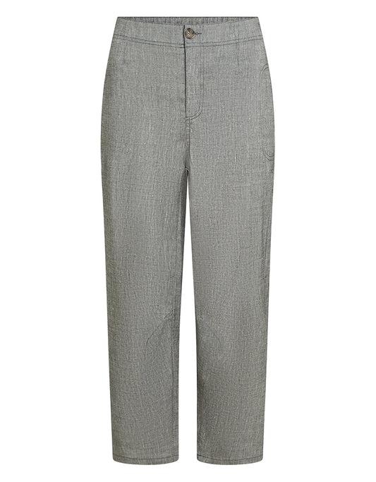 PENN&INK N.Y Hose Leinen-Mix Wood Grau