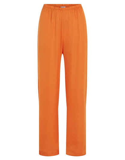 PENN&INK N.Y Hose Rayon-Viskose-Mix Seiden-Haptik Wide Leg Orange