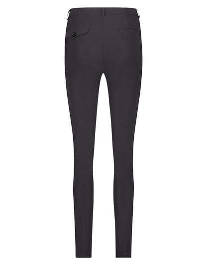 PENN&INK N.Y Hose Rosy Anthrazit Travel-Quality Straight Fit Rückseite