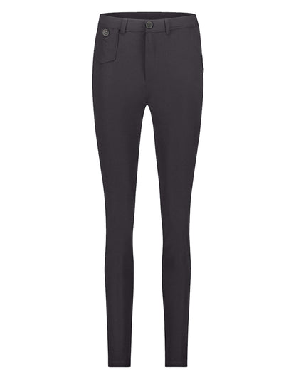 PENN&INK N.Y Hose Rosy Anthrazit Travel-Quality Straight Fit