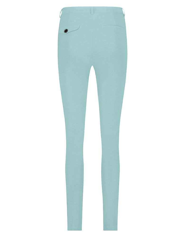 PENN&INK N.Y Hose Rosy River Green Tea Mint Travel-Quality Straight Fit Rückseite