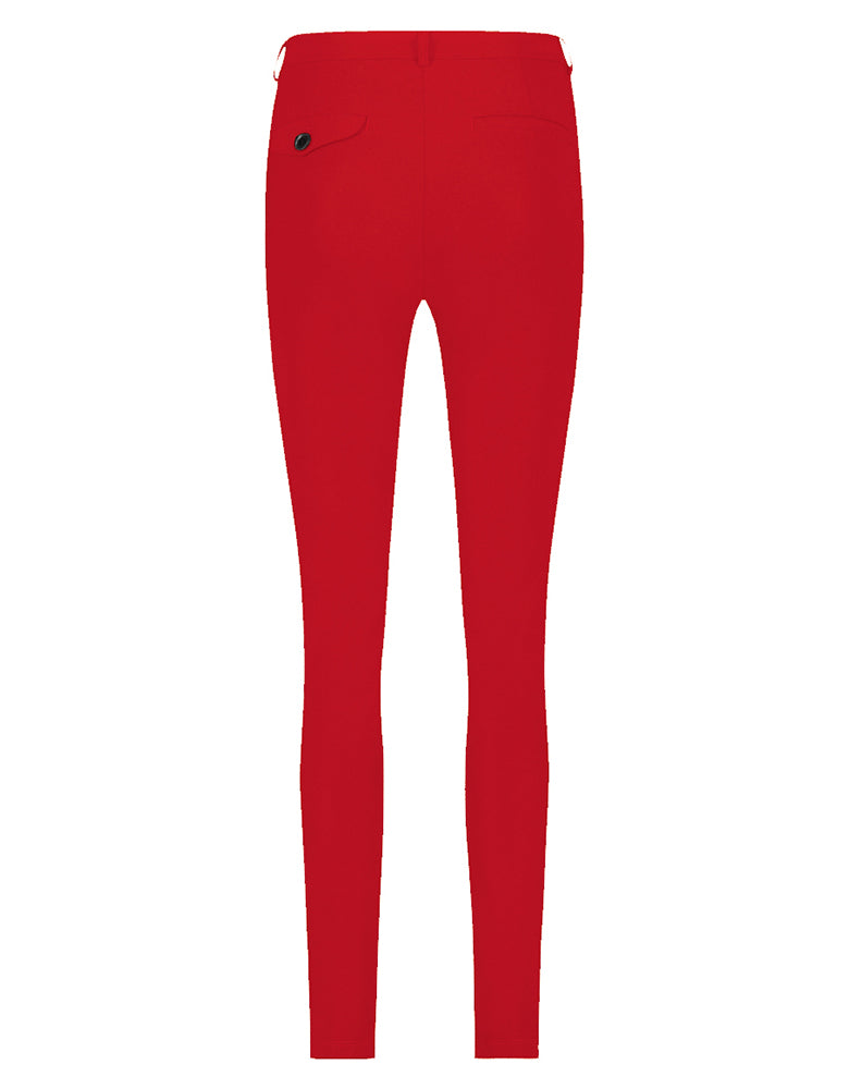 PENN&INK N.Y Hose Rosy Rot Travel-Quality Straight Fit Rückseite