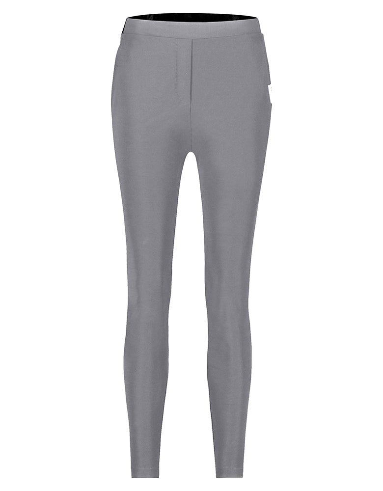 PENN&INK N.Y Hose Seatle Grau Travel-Quality Elastischer Bund Straight Fit