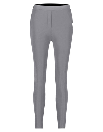 PENN&INK N.Y Hose Seatle Grau Travel-Quality Elastischer Bund Straight Fit