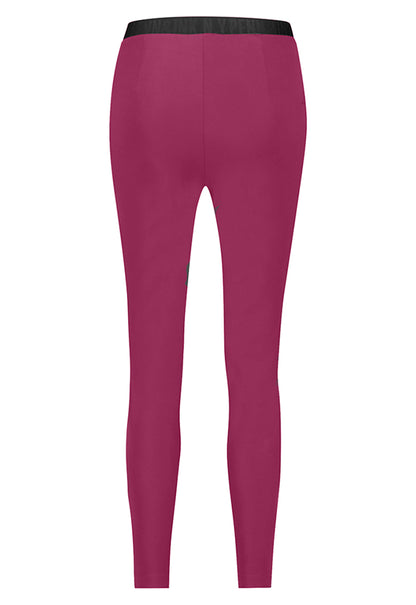 PENN&INK N.Y Hose Seatle Rose Travel-Quality Elastischer Bund Straight Fit Rückseite