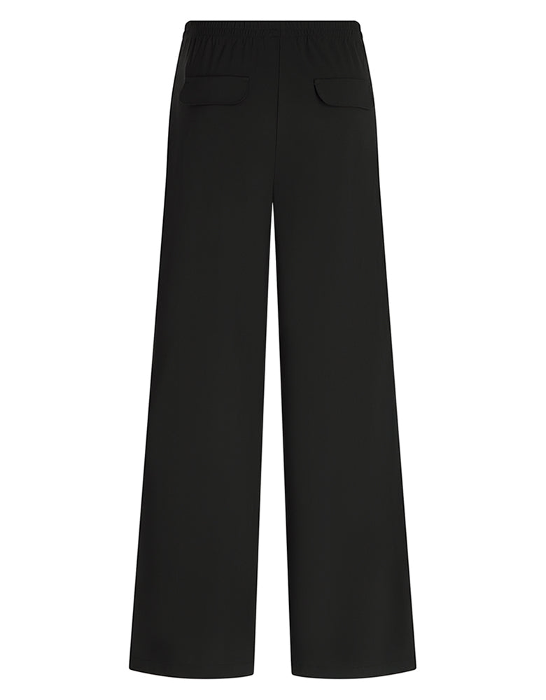 PENN&INK N.Y Hose Seitenstreifen Straight Leg Schwarz Rückseite