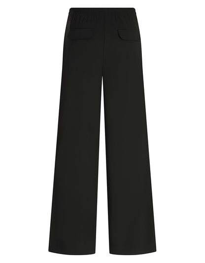 PENN&INK N.Y Hose Seitenstreifen Straight Leg Schwarz Rückseite