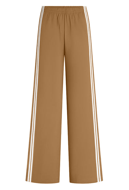 PENN&INK N.Y Hose Seitenstreifen Straight Leg Tanine