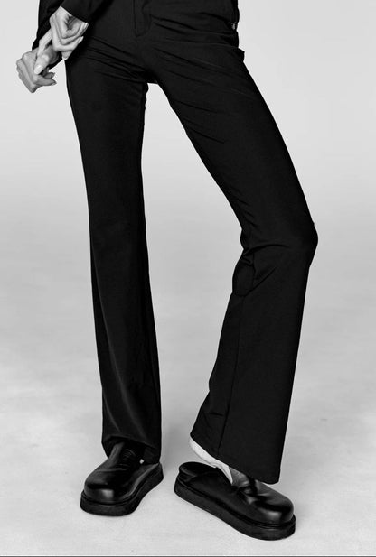 PENN&INK N.Y Hose Weston Bootcut Travel-Quality Ausgestelltes Bein Detail