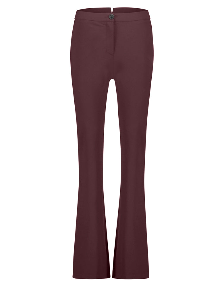 PENN&INK N.Y Hose Weston Bootcut Marron Travel-Quality Ausgestelltes Bein