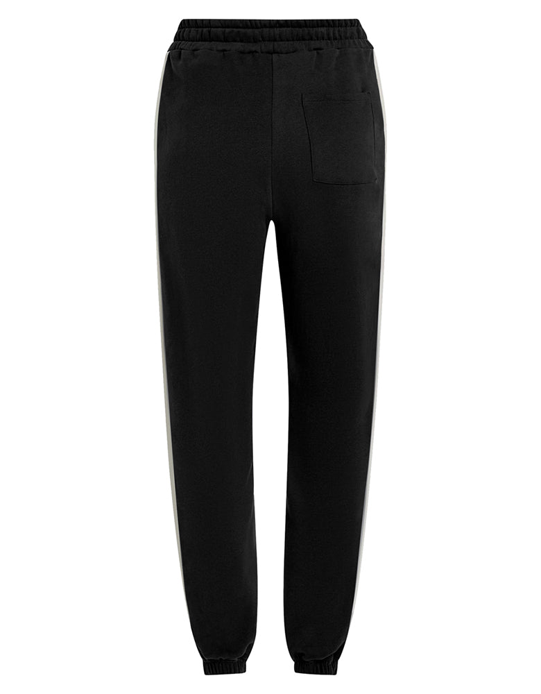 PENN&INK N.Y Joggingpants Schwarz Seitenstreifen Baumwolle Relaxed Fit