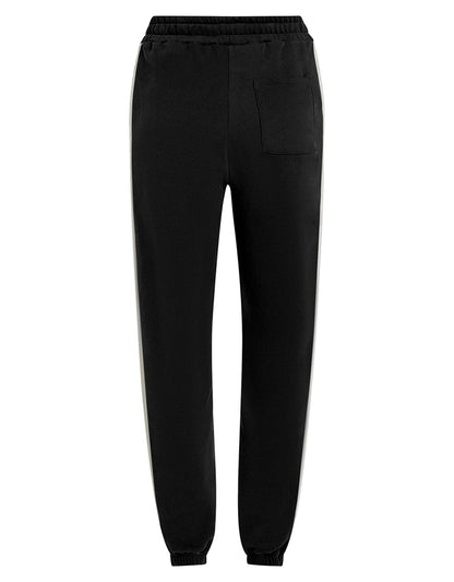PENN&INK N.Y Joggingpants Schwarz Seitenstreifen Baumwolle Relaxed Fit