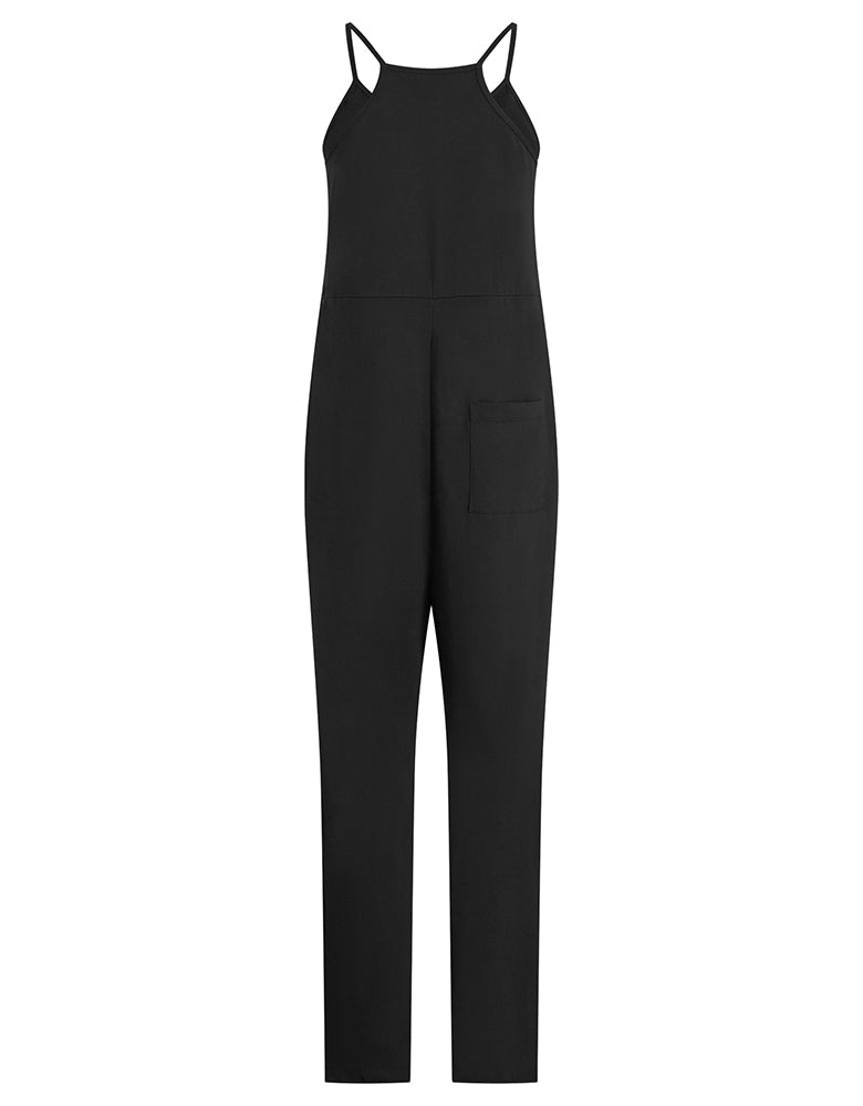 PENN&INK N.Y Jumpsuit Schwarz Rückseite