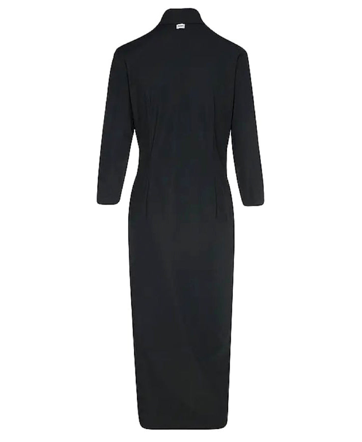 PENN&INK N.Y Kleid Langarm Schwarz Rückseite
